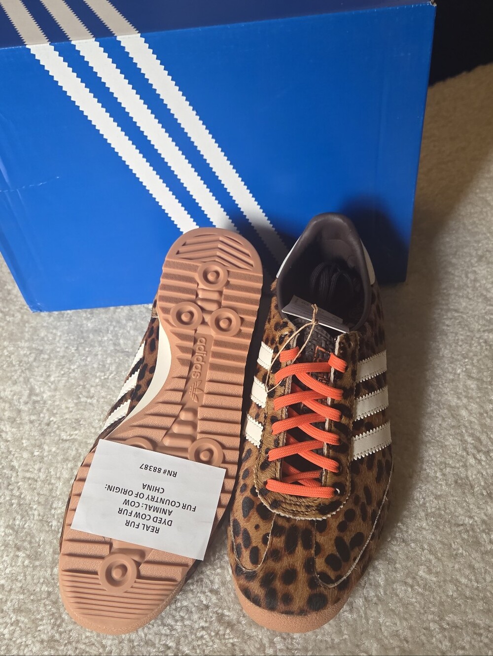 ADIDAS ORIGINALS SL 72 OG 'CHEETAH PACK' SNEAKER - Picture 4 of 8